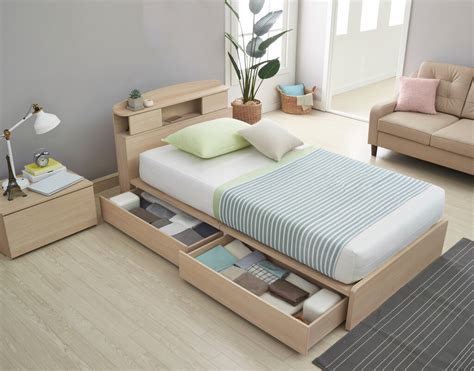 metal single box bed|single bed with under storage.